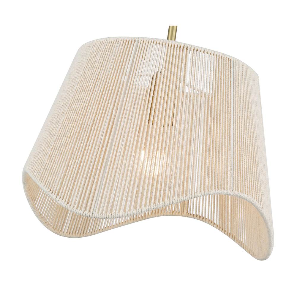 Millennium Lighting 9001-VB Vintage Brass Tulara  13'' Wide 1-light Pendant Image 5