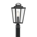 Millennium Lighting 68401-PBK Powder Coated Black Brenwick 17.75'' High 1-light Outdoor Post Lantern Image 1
