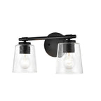 Millennium Lighting 8112-MB Matte Black 2 Light Vanity Image 3