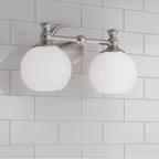 Millennium Lighting 201102-BN Brushed Nickel Orlisse 14.75'' Wide 2-light Vanity Image 4