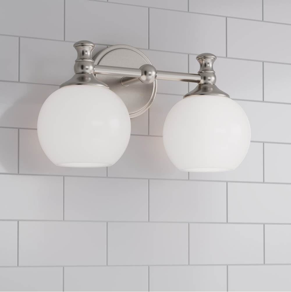 Millennium Lighting 201102-BN Brushed Nickel Orlisse 14.75'' Wide 2-light Vanity Image 4