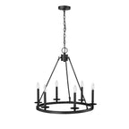 Millennium Lighting 46706-MB Matte Black Chandelier Ceiling Light Image 3