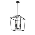 Millennium Lighting 19004-MB Matte Black Nellita 16'' Wide 4-light Pendant - Matte Black Image 1