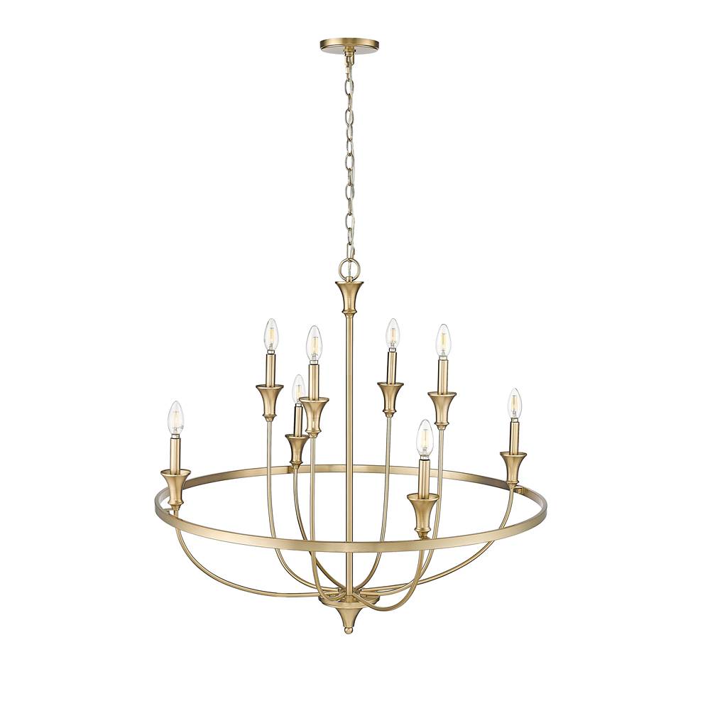 Millennium Lighting 28108-MG Modern Gold Chandelier Ceiling Light Image 4