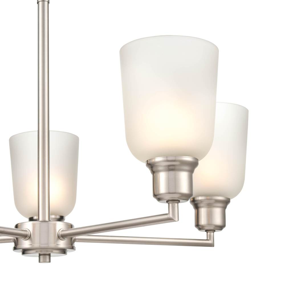 Millennium Lighting 2815-BN Brushed Nickel Chandelier Ceiling Light Image 1