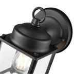 Millennium Lighting 210001-TBK Textured Black Outdoor Wall Sconce Image 2