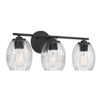 Millennium Lighting 9993-MB Matte Black Miravelle 22.25'' Wide 3-light Vanity Image 8