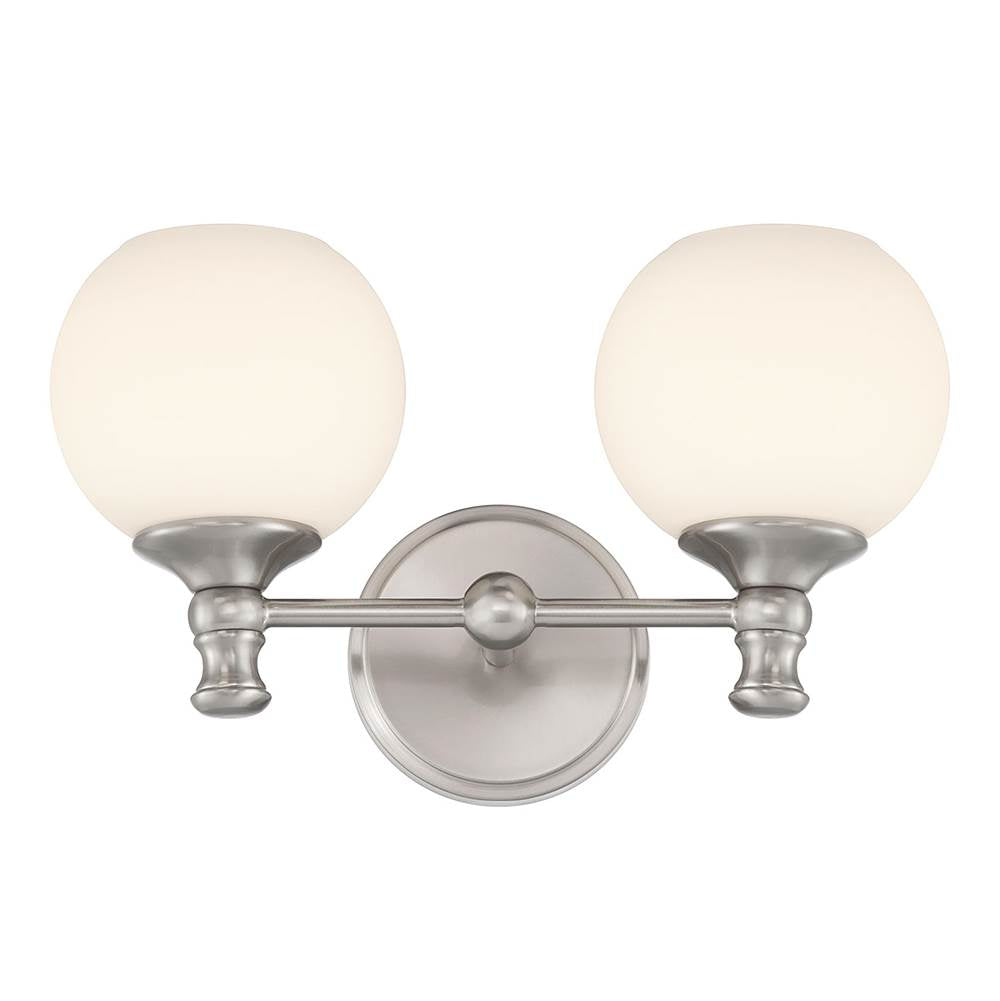 Millennium Lighting 201102-BN Brushed Nickel Orlisse 14.75'' Wide 2-light Vanity Image 6