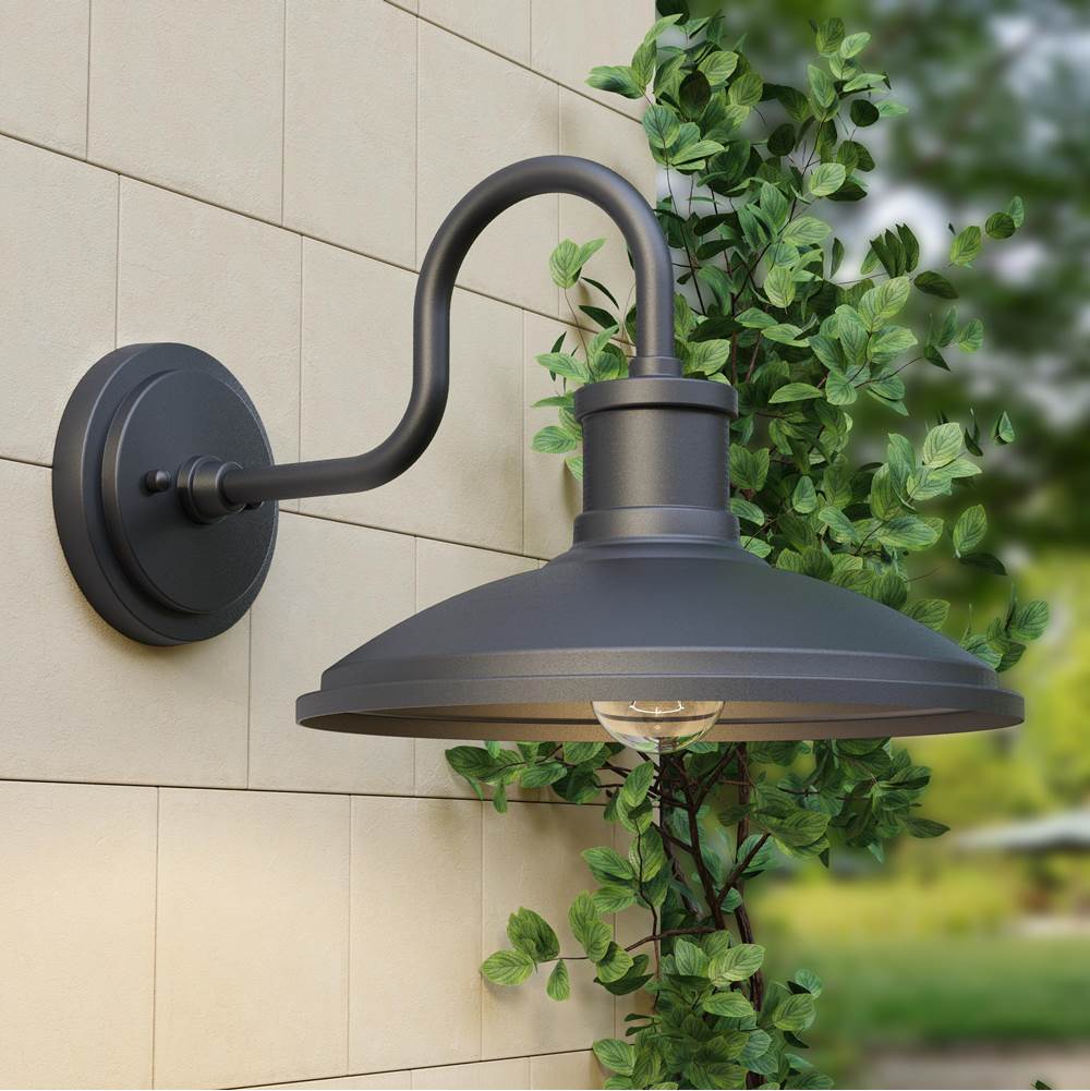 Millennium Lighting 81201-TBK Textured Black Calhoun 10'' High 1-light Outdoor Wall Sconce - Textured Black Image 3