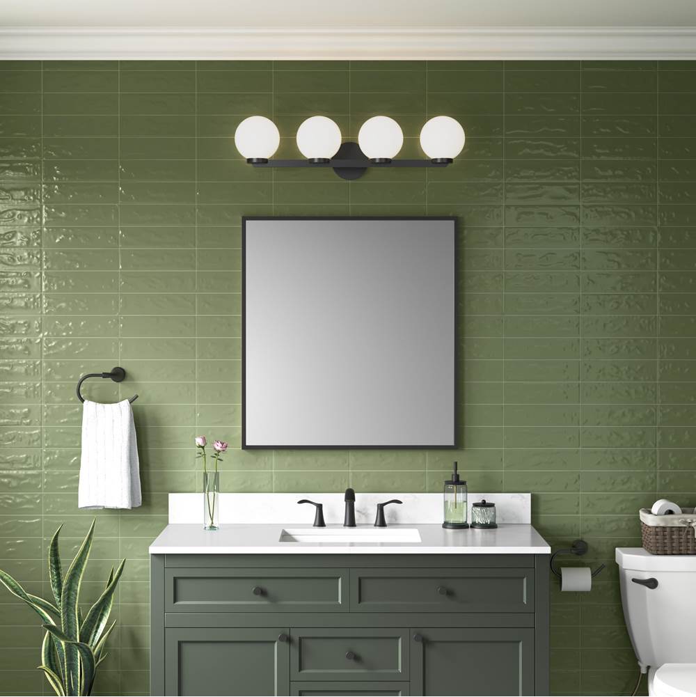 Millennium Lighting 97004-MB Matte Black Ardeva 30.25'' Wide 4-light Vanity Image 4