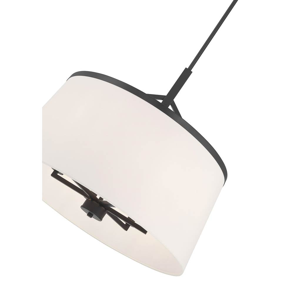Millennium Lighting 240106-MB Matte Black Montrine 24'' Wide 6-light Pendant Image 5