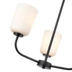 Millennium Lighting 214003-MB Matte Black Laphia 21'' Wide 3-light Chandelier - Matte Black Image 4