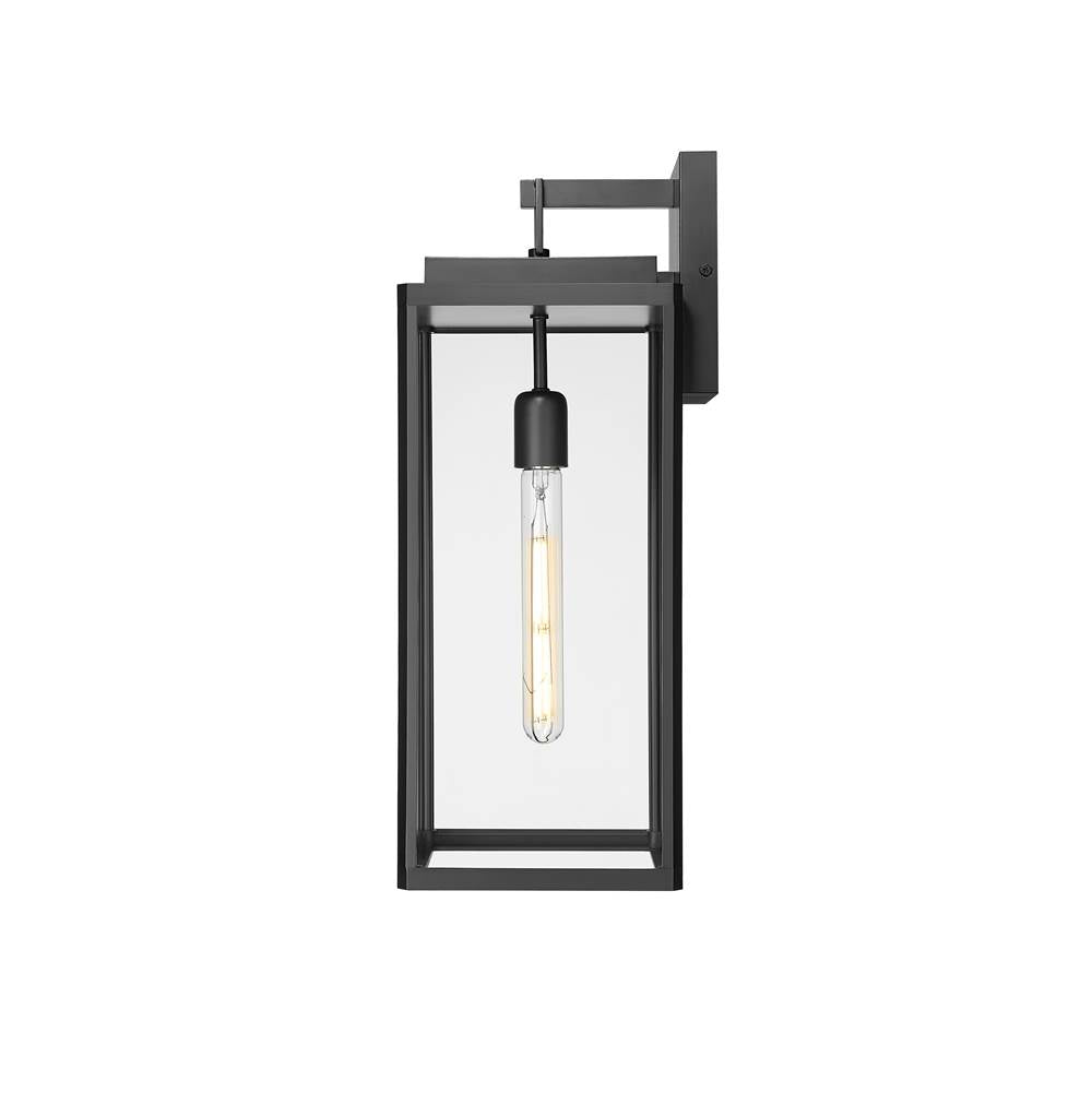 Millennium Lighting 902201-PBK Powder Coated Black Alpharetta 19.75'' High 1-light Outdoor Wall Lantern - Powder Coated Black Image 6