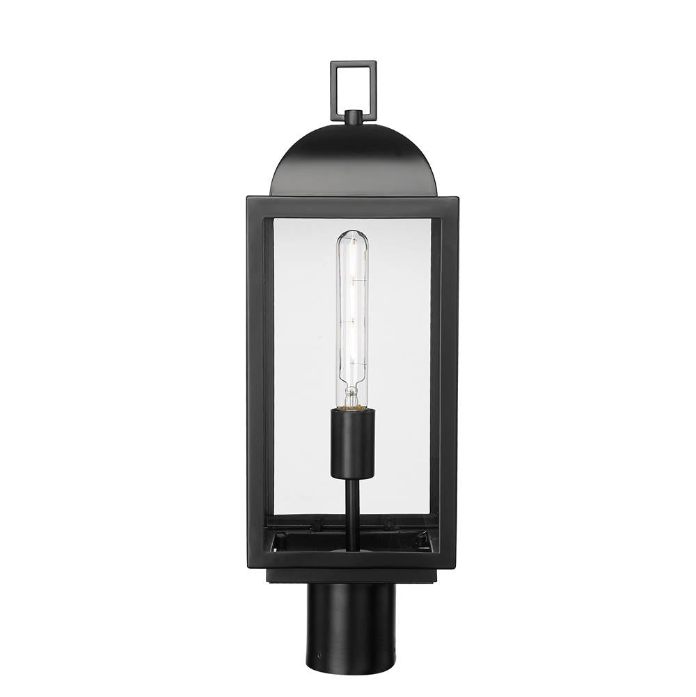 Millennium Lighting Beaufort 21.25'' High 1-light Outdoor Post Lantern - Powder Coated Black