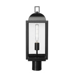 Millennium Lighting Beaufort 21.25'' High 1-light Outdoor Post Lantern - Powder Coated Black