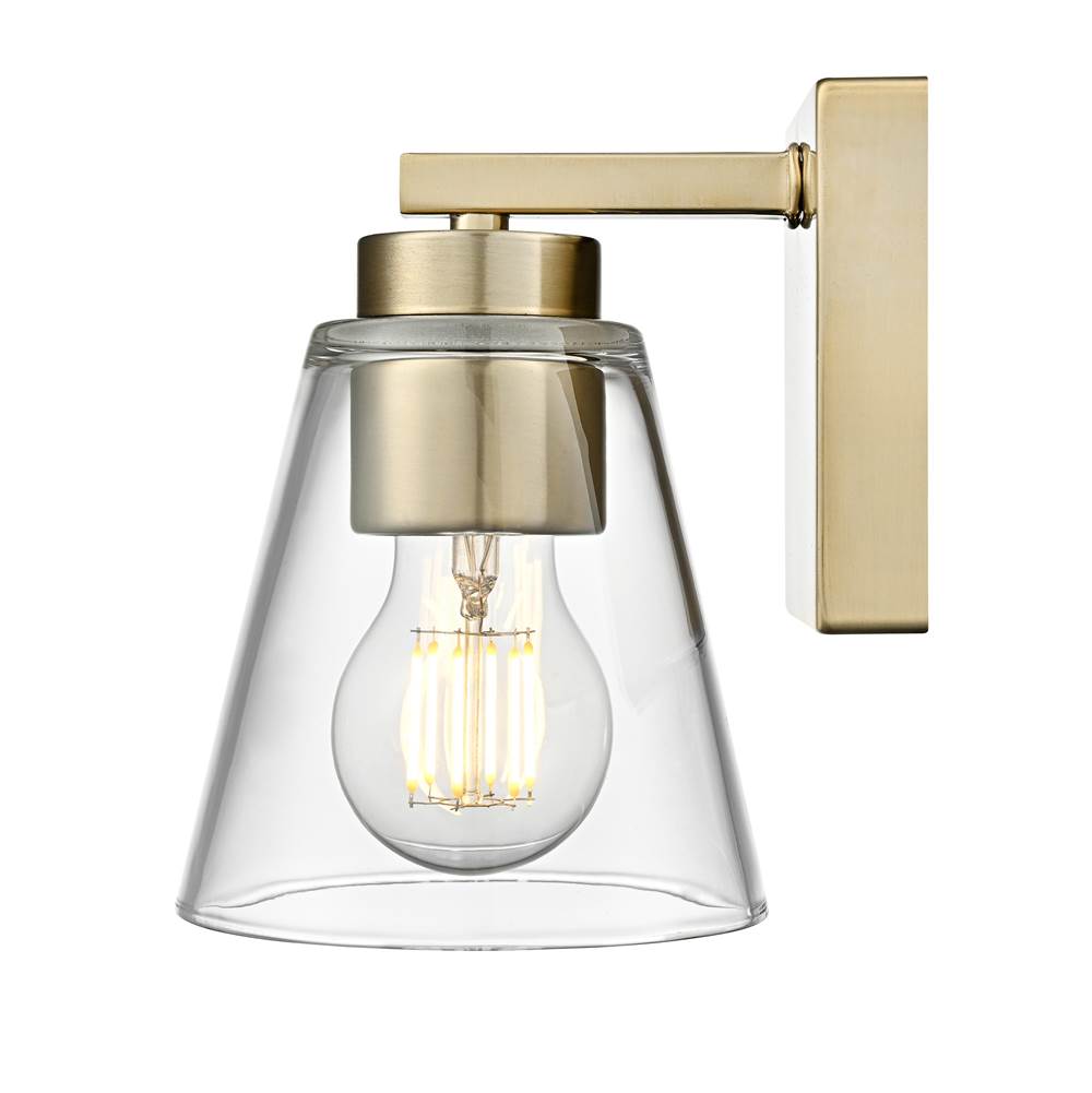 Millennium Lighting 64001-MG Modern Gold Strayhan 6.75'' High 1-light Wall Sconce - Modern Gold Image 6