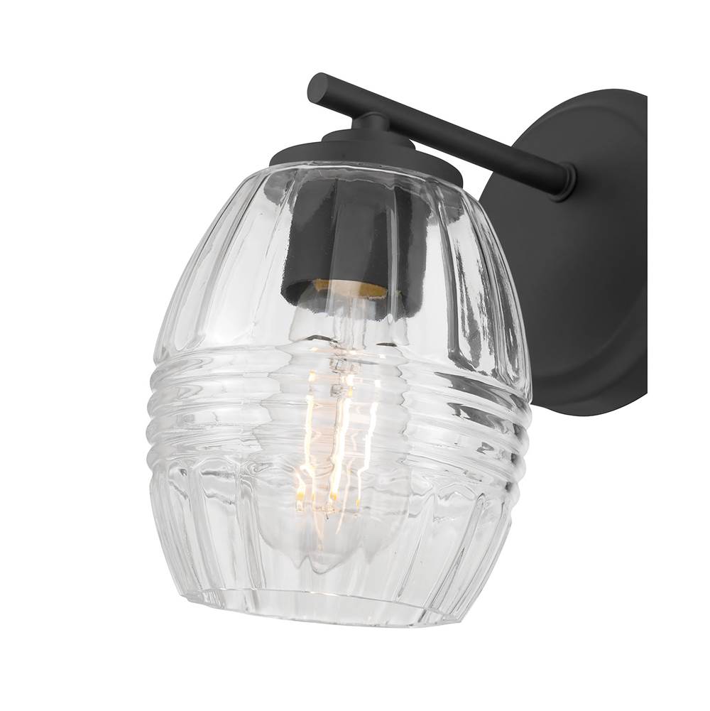 Millennium Lighting 9991-MB Matte Black Miravelle 8.75'' High 1-light Wall Sconce Image 5