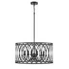 Millennium Lighting Arelyn 23'' Wide 6-light Pendant - Matte Black