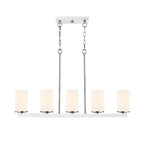 Millennium Lighting Verlana 35'' 5-light Linear Chandelier - Brushed Nickel