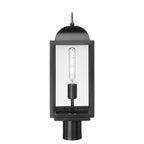 Millennium Lighting 194201-PBK Powder Coated Black Beaufort 21.25'' High 1-light Outdoor Post Lantern - Powder Coated Black Image 6