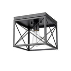 Millennium Lighting 94101-MB Matte Black Flushmount Ceiling Light Image 5