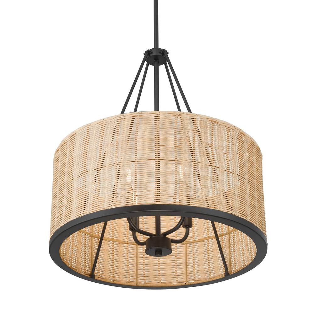 Millennium Lighting 210104-MB Matte Black Namiro 19.75'' Wide 4-light Pendant Image 7