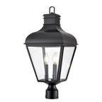 Millennium Lighting 43203-MB Matte Black Edenton 24'' High 3-light Outdoor Post Lantern - Matte Black Image 1