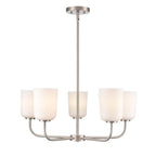 Millennium Lighting Laphia 27'' Wide 5-light Chandelier - Brushed Nickel
