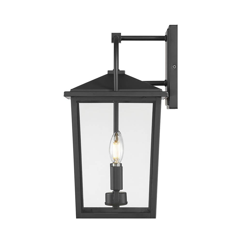 Millennium Lighting 66202-PBK Powder Coated Black Strathden 17'' High 2-light Outdoor Lantern Image 7