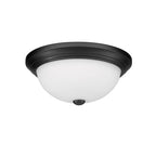 Millennium Lighting 4903-MB Matte Black Flushmount Ceiling Light Image 2