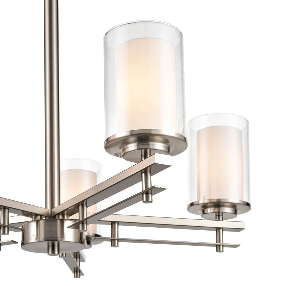 Millennium Lighting 5515-BN Brushed Nickel Chandelier Ceiling Light Image 2