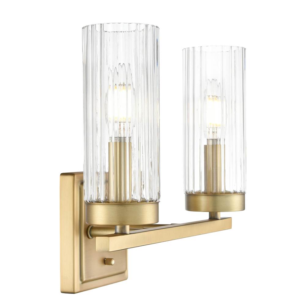 Millennium Lighting 46002-VB Vintage Brass Iversen 12.5'' Wide 2-light Vanity - Vintage Brass Image 7