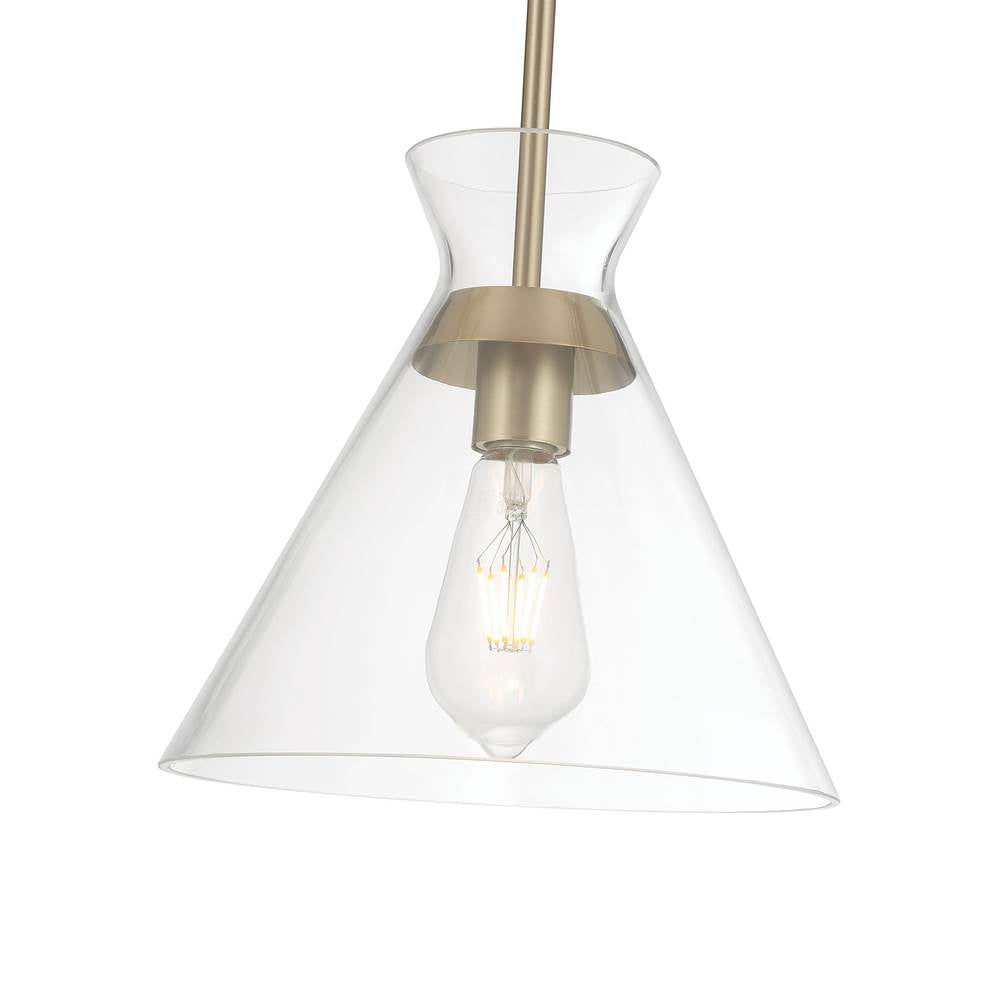 Millennium Lighting 69101-MG Modern Gold Amarella 10'' Wide 1-light Pendant Image 5