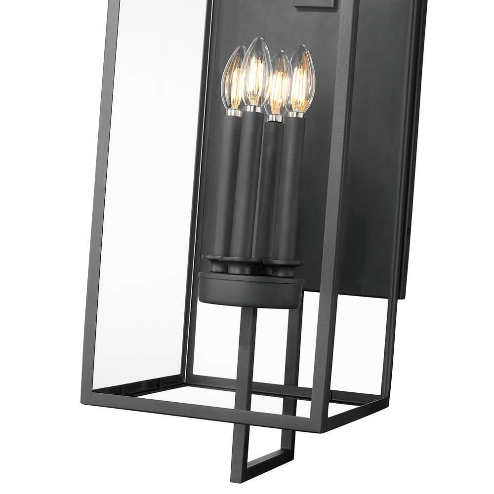 Millennium Lighting 280004-TBK Textured Black Lamont 34'' High 4-light Outdoor Wall Sconce - Textured Black Image 4