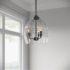 Millennium Lighting 9983-MB Matte Black Miravelle 13'' Wide 3-light Pendant Image 4