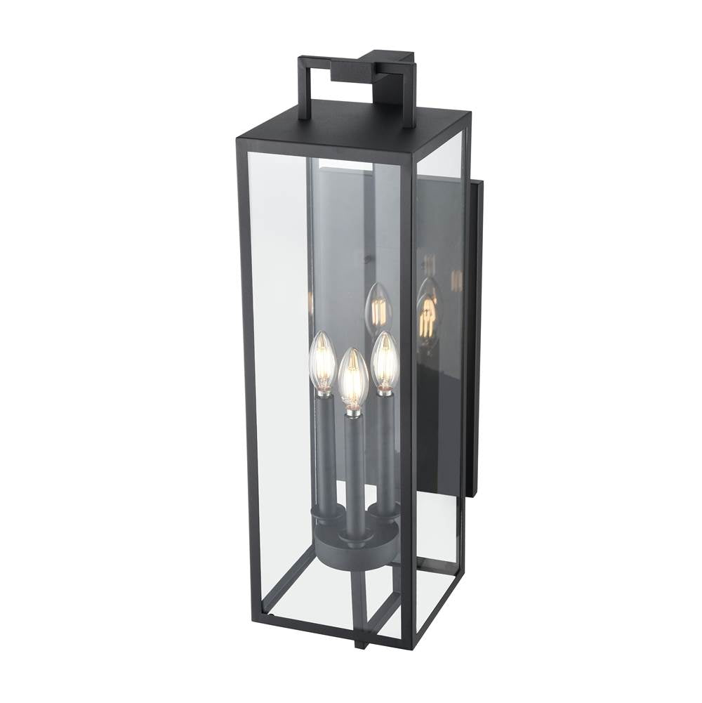 Millennium Lighting 280003-TBK Textured Black Outdoor Wall Sconce Image 5