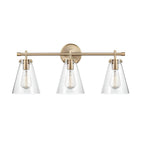 Millennium Lighting 8123-MG Modern Gold 3 Light Vanity Image 2