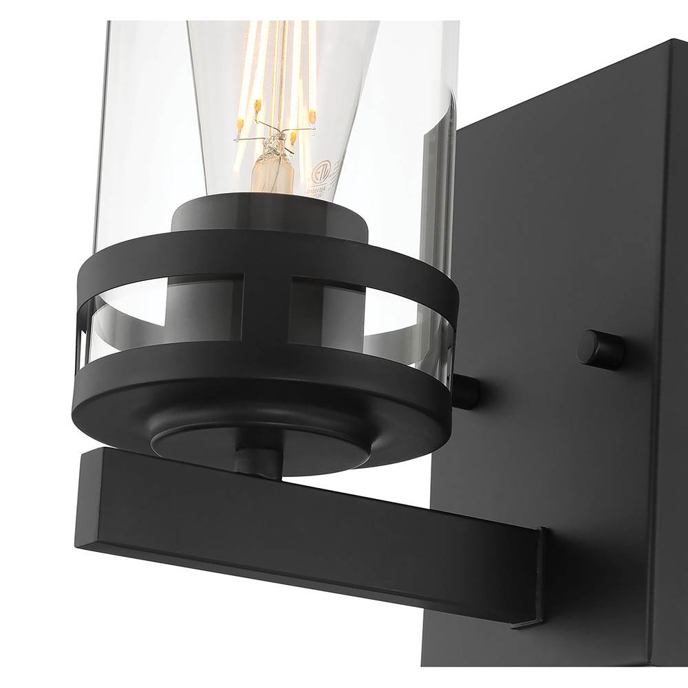 Millennium Lighting 91021-MB Matte Black Lunden  9.25'' High 1-light Wall Sconce Image 5