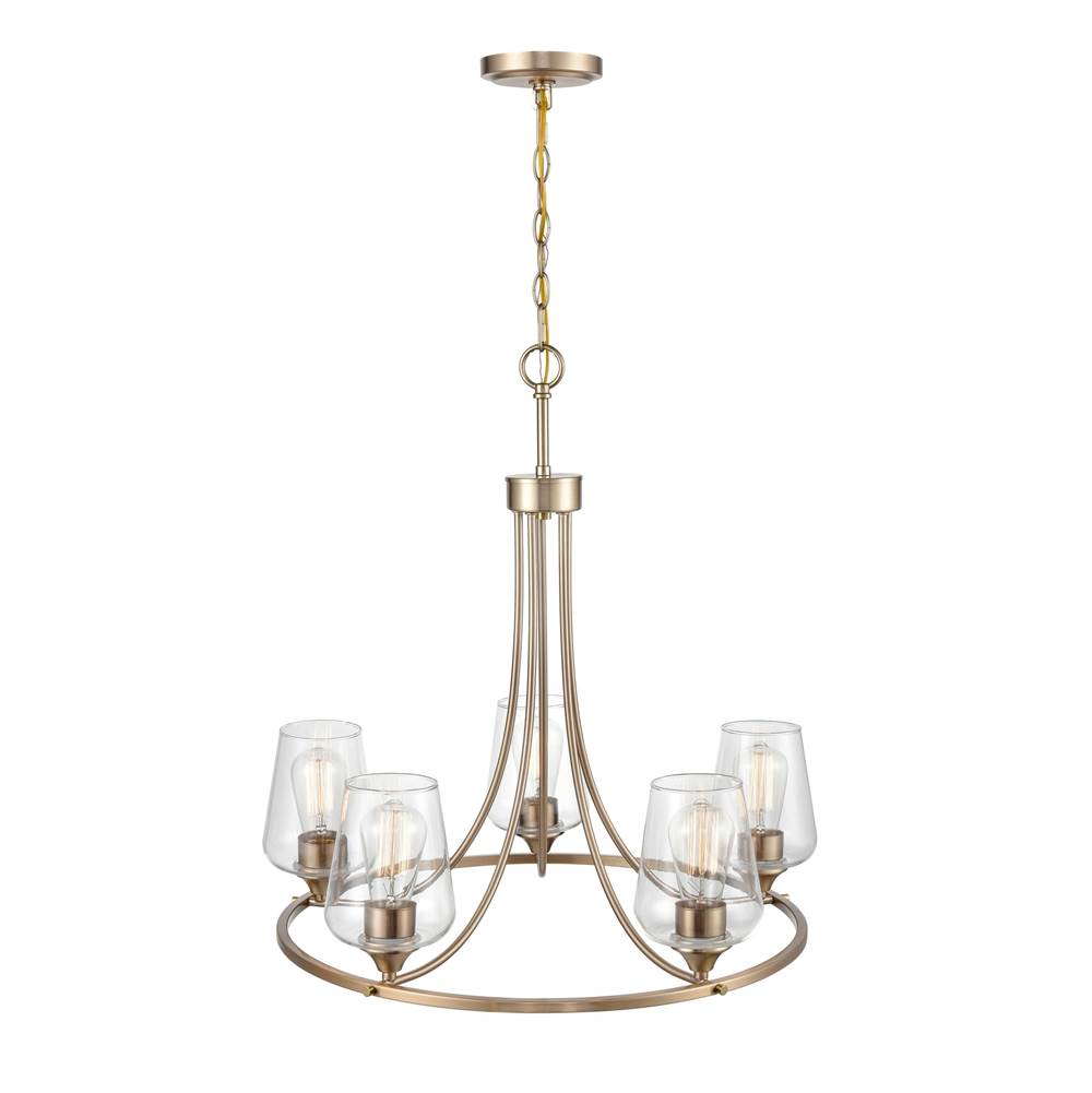 Millennium Lighting 9725-MG Modern Gold Chandelier Ceiling Light Image 2