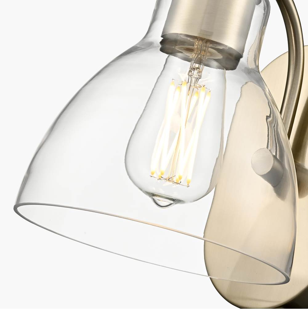 Millennium Lighting 6201-MG Modern Gold Knightsdale 9.25'' High 1-light Wall Sconce - Modern Gold Image 4