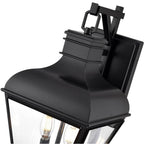 Millennium Lighting 43102-MB Matte Black Edenton 17.75'' High 2-light Outdoor Wall Sconce - Matte Black Image 4