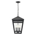 Millennium Lighting 82105-TBK Textured Black Outdoor Hanging Lantern Image 1
