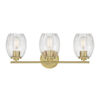 Millennium Lighting 9993-VB Vintage Brass Miravelle 22.25'' Wide 3-light Vanity Image 6