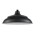 Millennium Lighting RALWHS20-SB Satin Black Aluminum Warehouse Shade Image 1