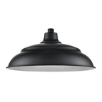 Millennium Lighting RALWHS20-SB Satin Black Aluminum Warehouse Shade Image 1