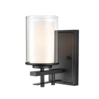 Millennium Lighting 5501-MB Matte Black Wall Sconce Image 3