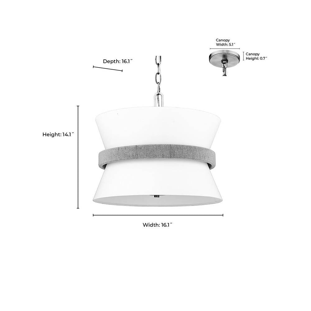 Millennium Lighting 20503-VB Vintage Brass Pendant Light Image 3