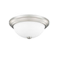 Millennium Lighting 4903-BN Brushed Nickel Flushmount Ceiling Light Image 1