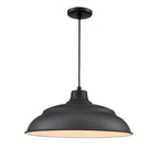 Millennium Lighting RALWHC20-SB Satin Black Cord Hung Aluminum Warehouse Image 1