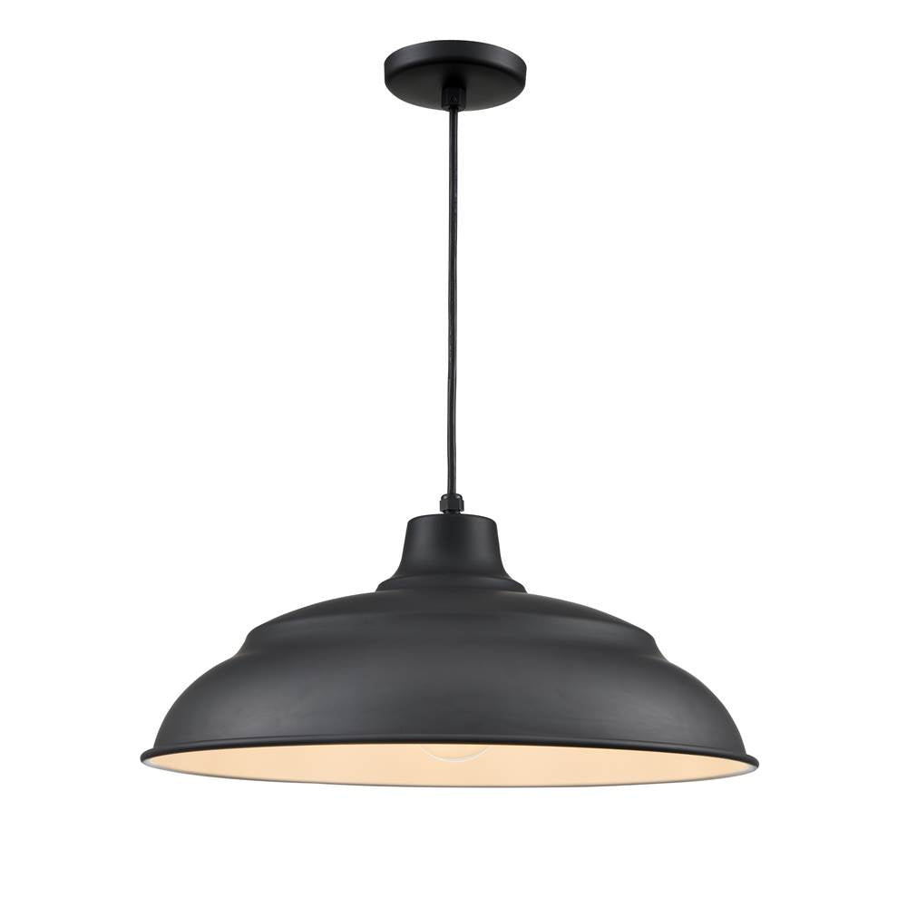 Millennium Lighting RALWHC20-SB Satin Black Cord Hung Aluminum Warehouse Image 1